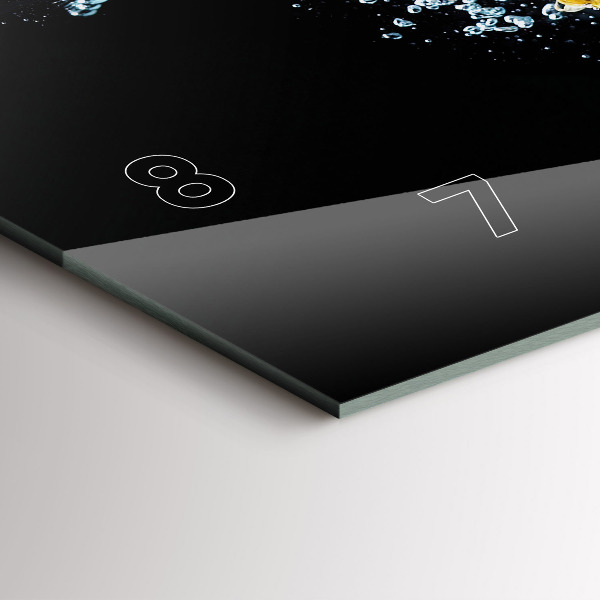 Horizontal wall clock Pineapple