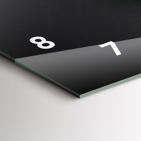 Horizontal wall clock A cup of coffee