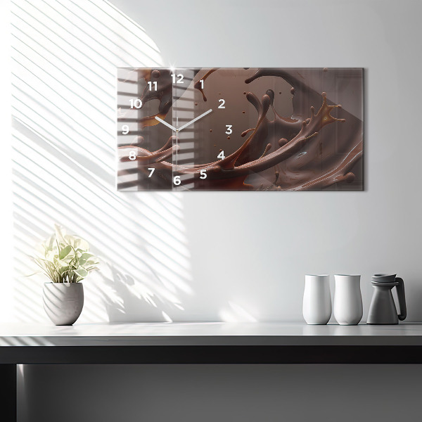 Horizontal wall clock Cocoa