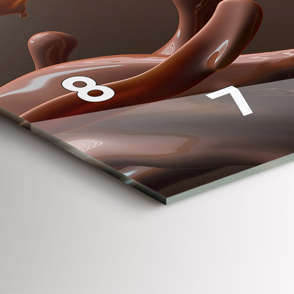 Horizontal wall clock Cocoa