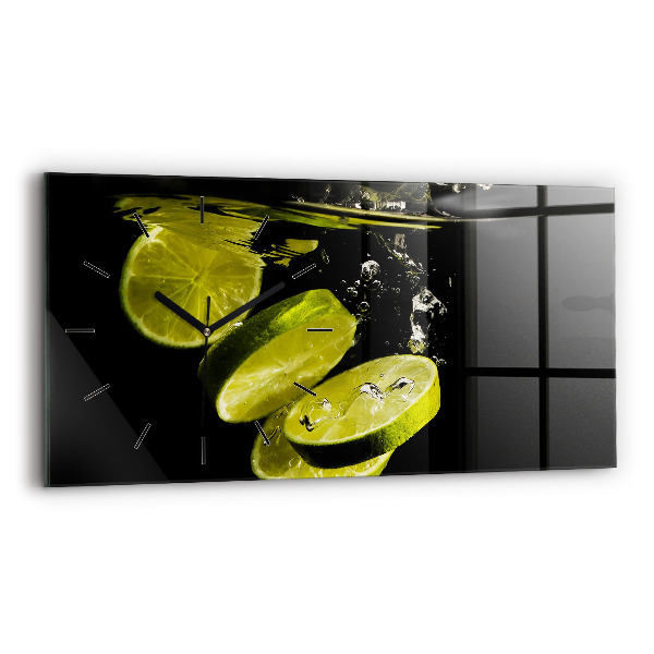 Horizontal wall clock Limes