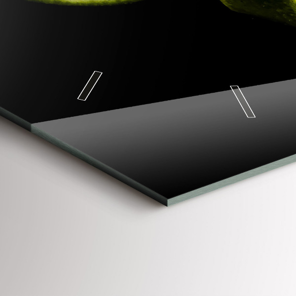 Horizontal wall clock Limes