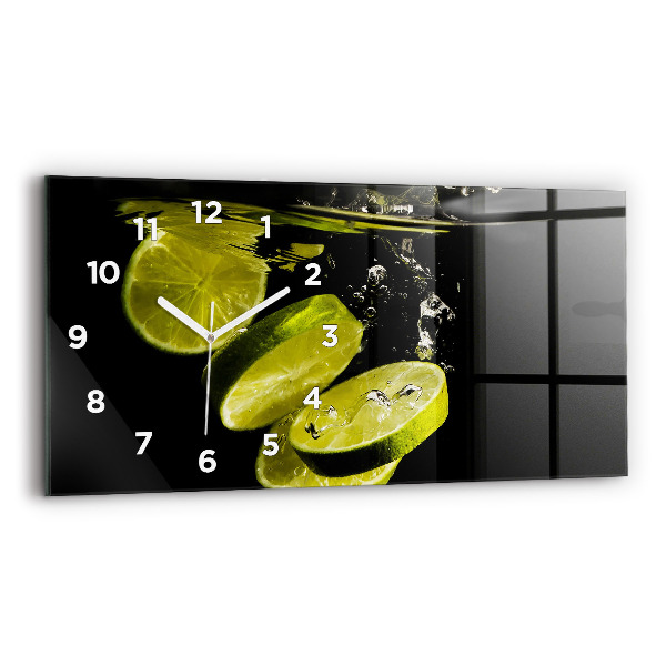Horizontal wall clock Limes