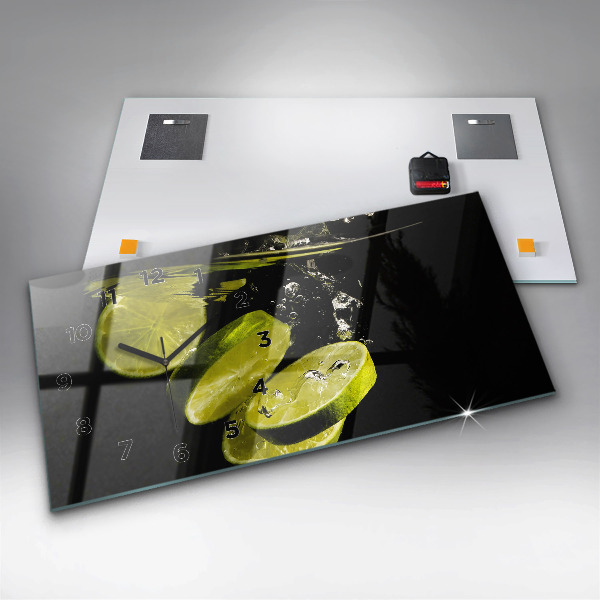 Horizontal wall clock Limes