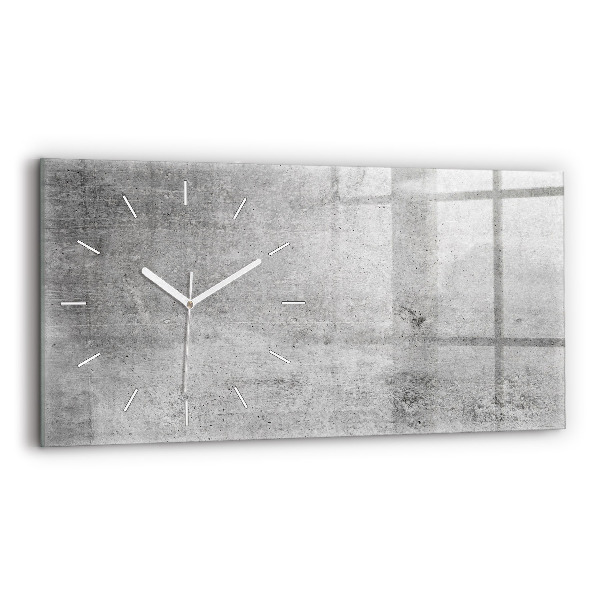 Horizontal wall clock Raw wall