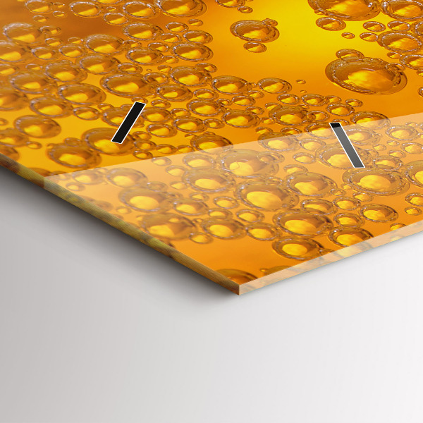 Horizontal wall clock Beer