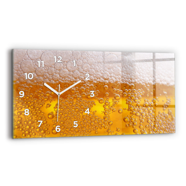 Horizontal wall clock Beer