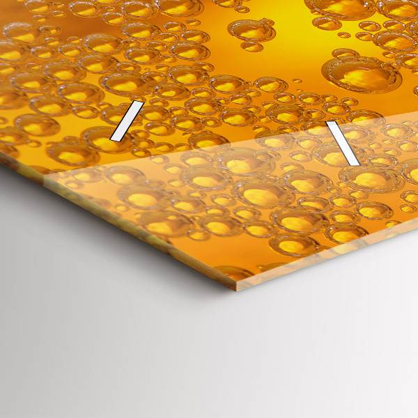 Horizontal wall clock Beer