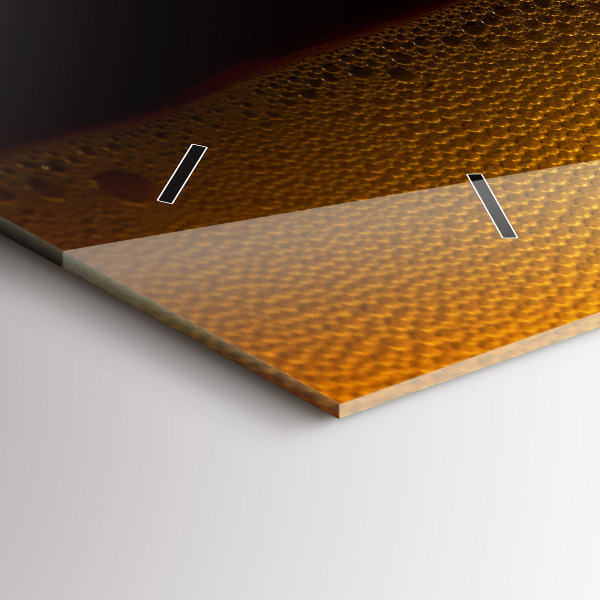 Horizontal wall clock Orange juice