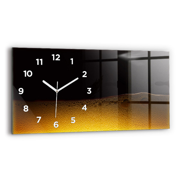 Horizontal wall clock Orange juice