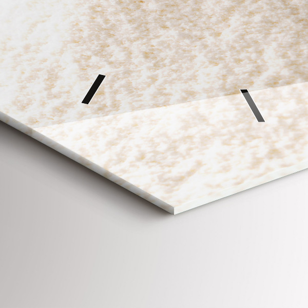 Horizontal wall clock Flour