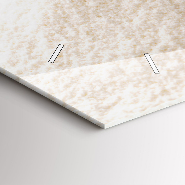 Horizontal wall clock Flour