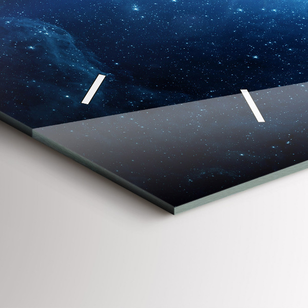 Horizontal wall clock Earth and Galaxy – NASA