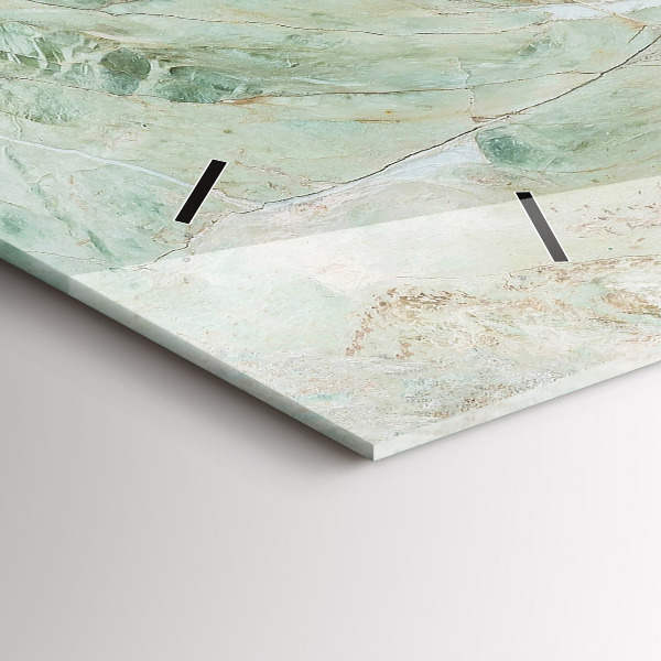 Horizontal wall clock Marble Stone Texture