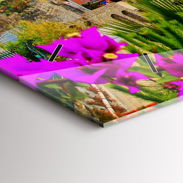 Horizontal wall clock Cinque Terre Coast