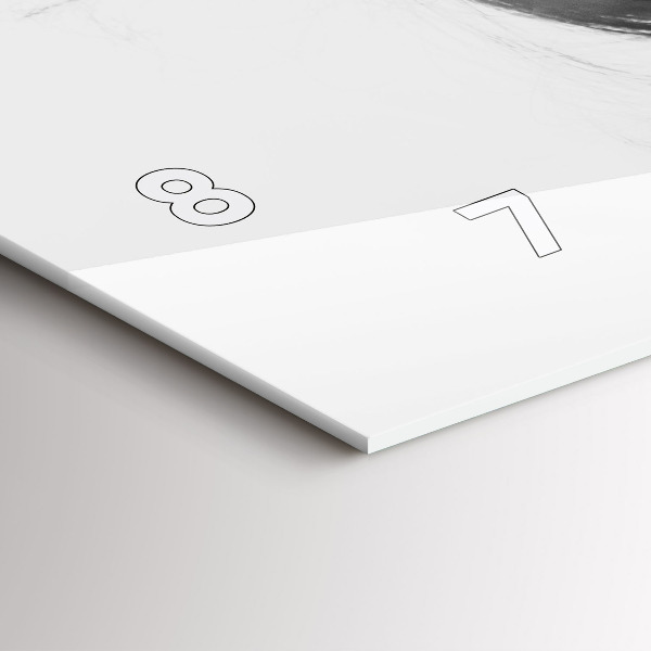 Horizontal wall clock Human Thought Sensitivity