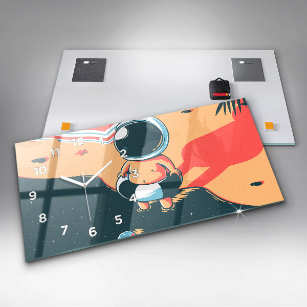 Horizontal wall clock Children's imagination