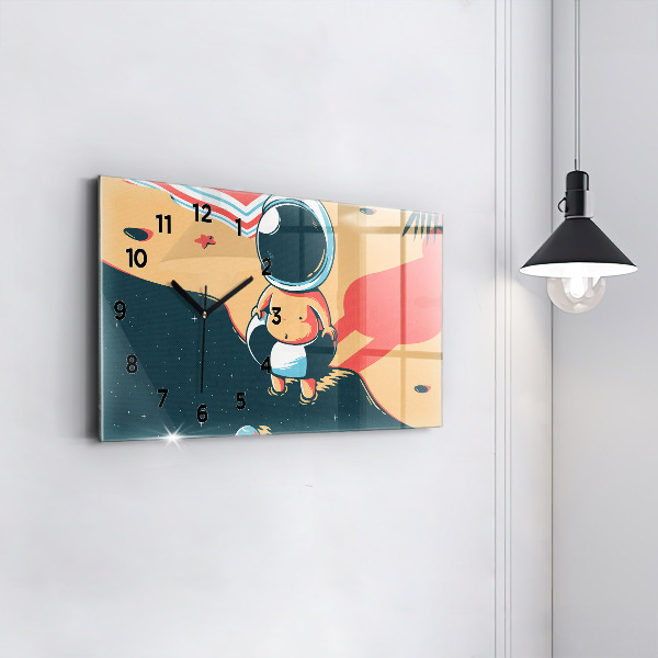 Horizontal wall clock Children's imagination