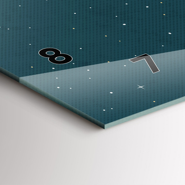 Horizontal wall clock Children's imagination