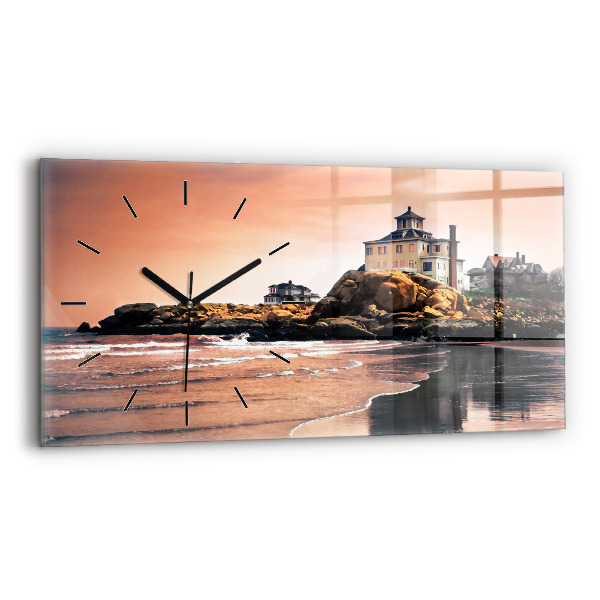 Horizontal wall clock Sherman Coast