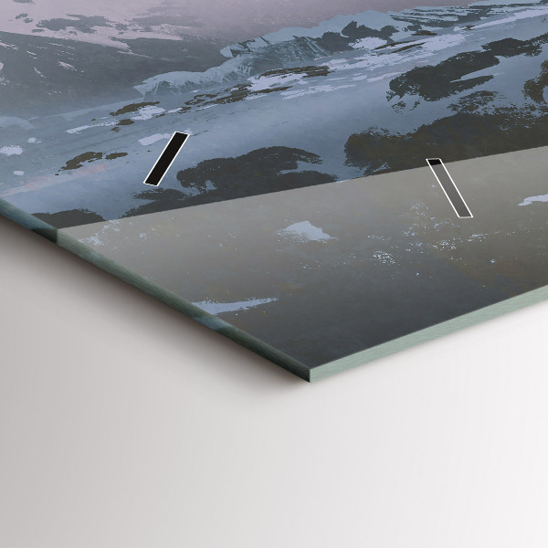 Horizontal wall clock Astronauts Milky Way