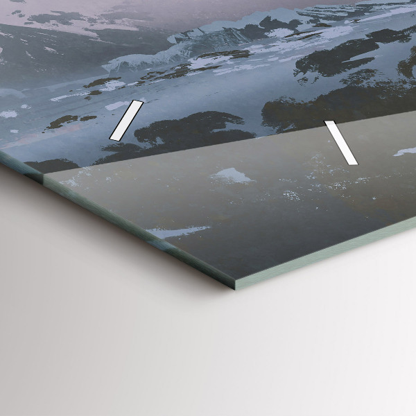 Horizontal wall clock Astronauts Milky Way