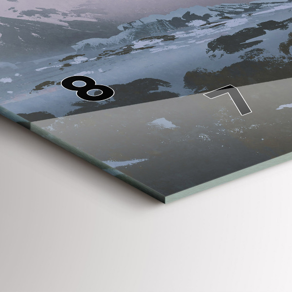 Horizontal wall clock Astronauts Milky Way