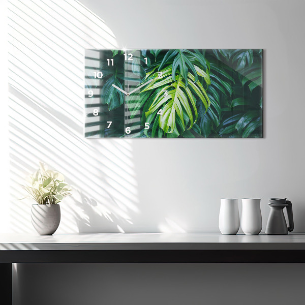Horizontal wall clock The Tropical Side of Nature