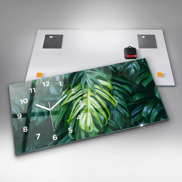 Horizontal wall clock The Tropical Side of Nature