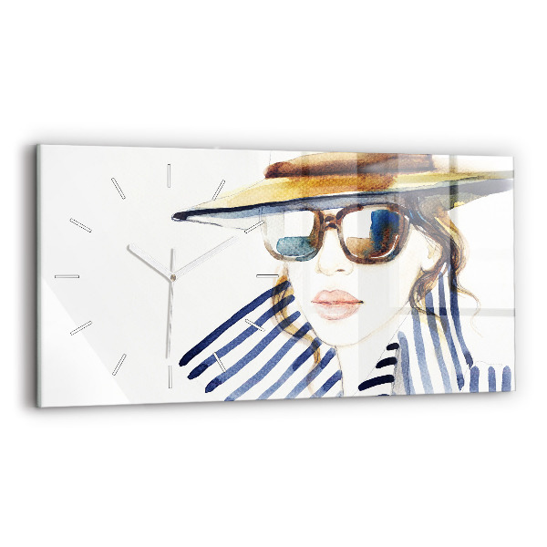 Horizontal wall clock Last Days of Vacation Fashion