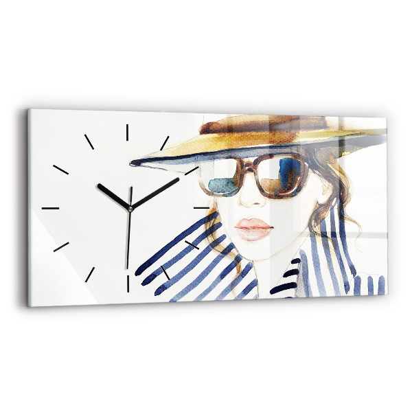 Horizontal wall clock Last Days of Vacation Fashion