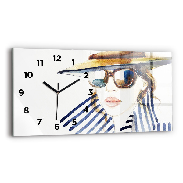 Horizontal wall clock Last Days of Vacation Fashion