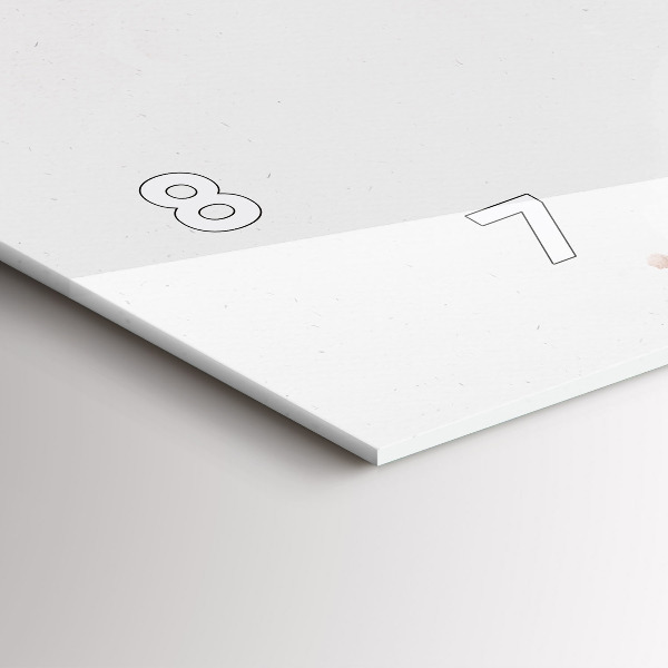 Horizontal wall clock Guitar Visualization