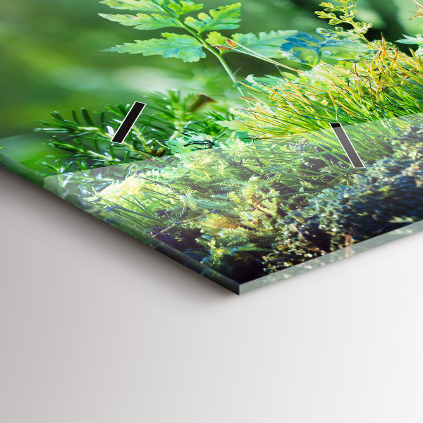 Horizontal wall clock Globe