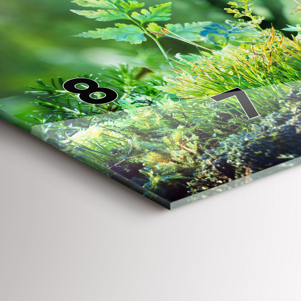 Horizontal wall clock Globe