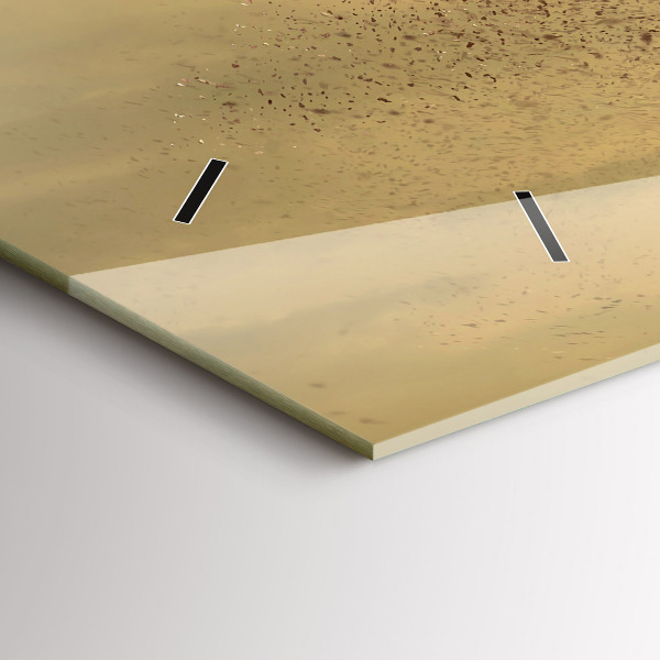 Horizontal wall clock Woman in figure