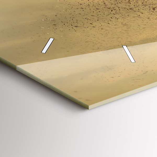 Horizontal wall clock Woman in figure