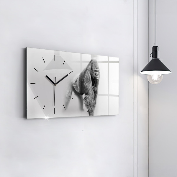 Horizontal wall clock Animal Art Collection