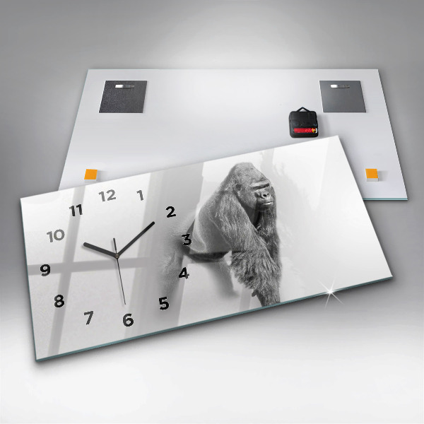 Horizontal wall clock Animal Art Collection