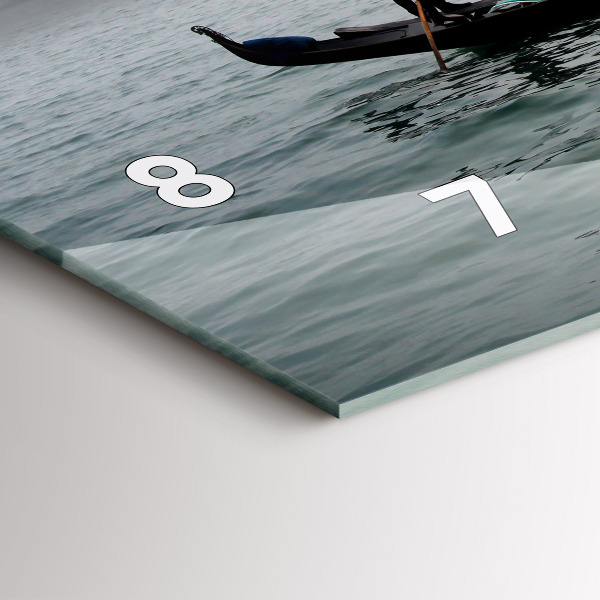 Horizontal wall clock Venice Gondola