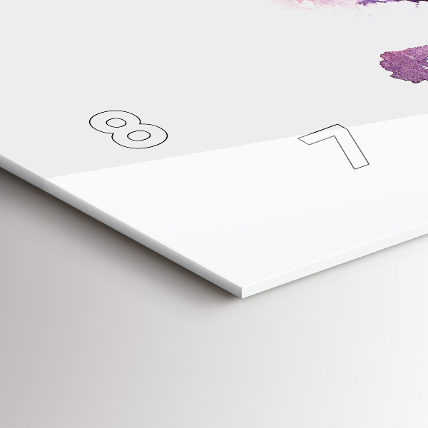 Horizontal wall clock Tropical Landscape