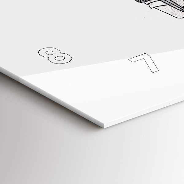 Horizontal wall clock Puppet People