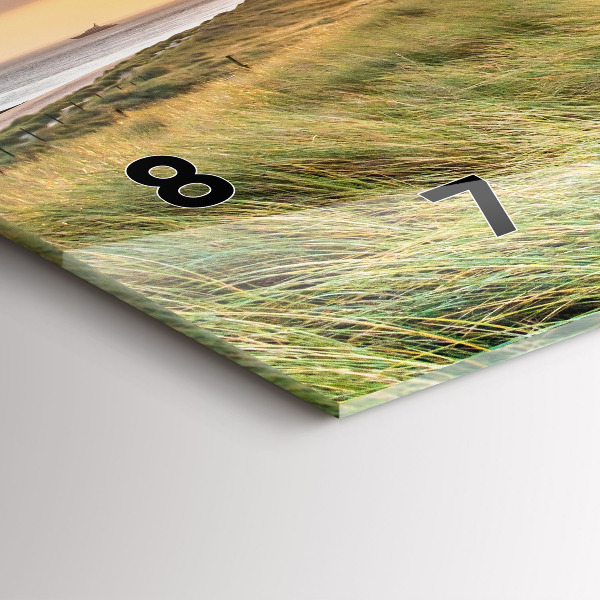 Horizontal wall clock Lighthouse