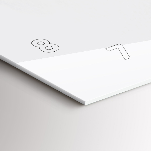 Horizontal wall clock Portrait of a woman