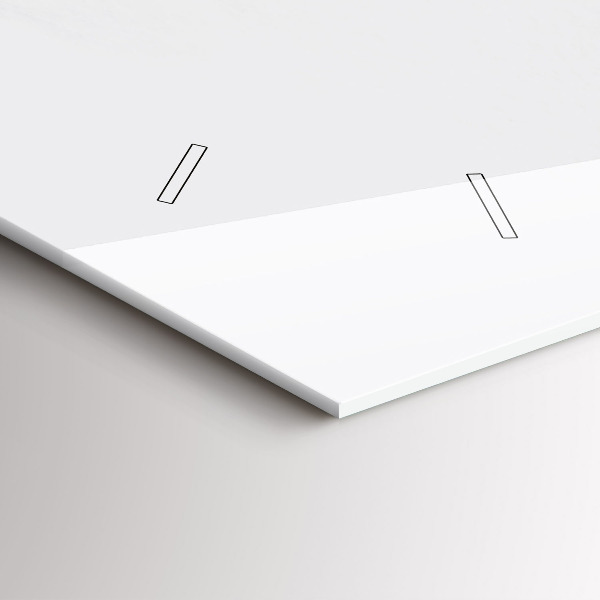 Horizontal wall clock Portrait of a woman