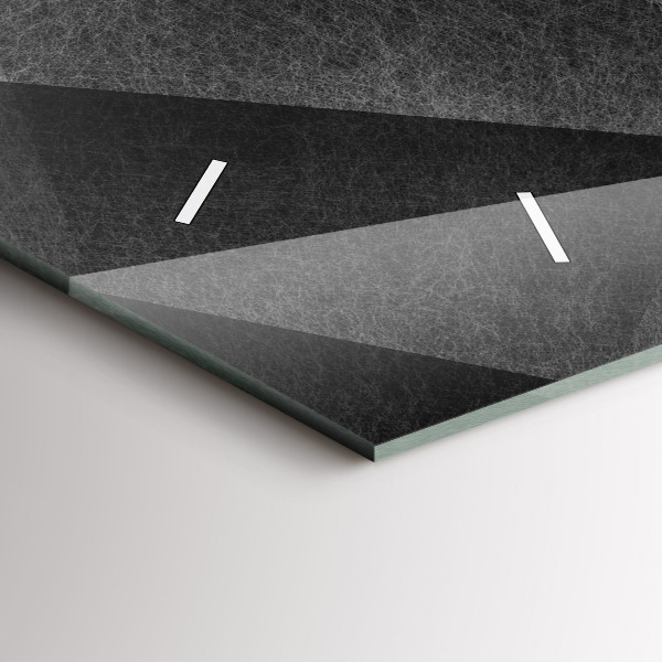 Horizontal wall clock Geometric abstraction