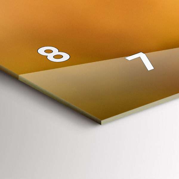 Horizontal wall clock Hummingbird Bird