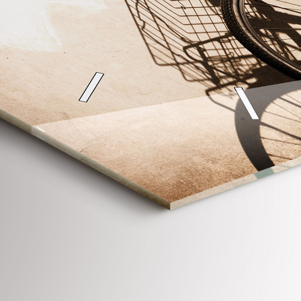 Horizontal wall clock Italian bike