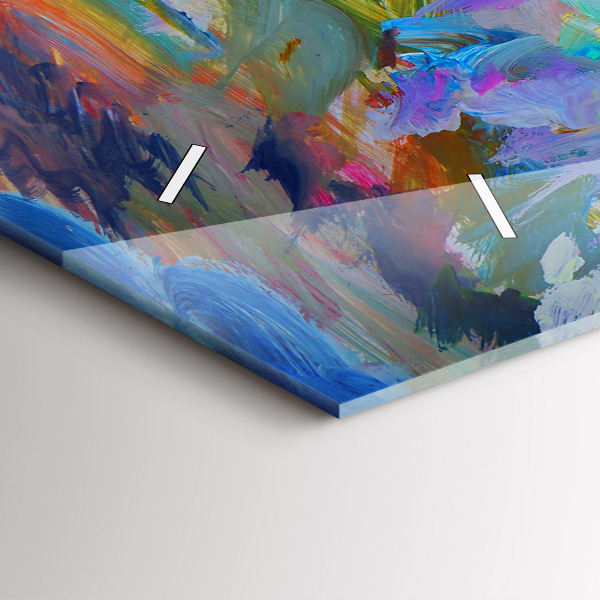 Horizontal wall clock Painted Ballerina