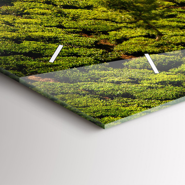 Horizontal wall clock Tea Hill